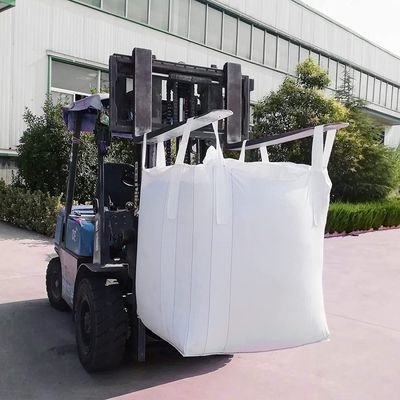 平底FibcジャンボPPはまきの構造のセメントのための通気性の1トンを袋に入れる