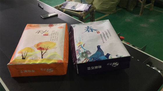 広告の星BOPPはPPによって編まれた袋のプラスチック セメントのブロック最下袋40KG 50KGを薄板にした