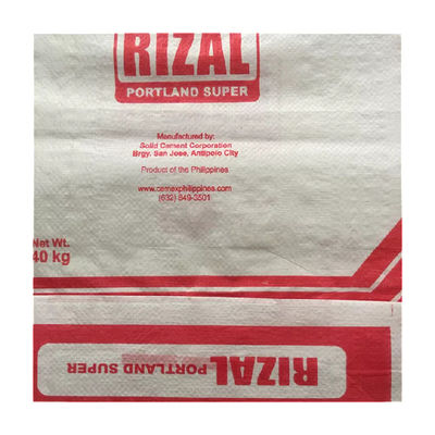 熱い販売25KG 40KG 50KGの広告の星は最下袋のセメント弁を妨げるためにPPを袋に入れるセメント袋を袋に入れる