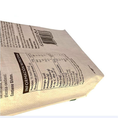 ポリプロピレンPPによって編まれる弁袋のブロックの最下のセメント袋25kg 40KG 50KG