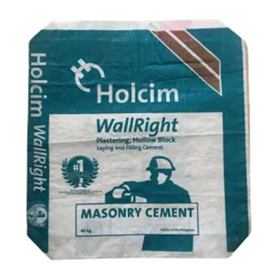 広告星によって薄板にされる編まれたPPの袋は最下のセメントPP袋袋25KG 40KG 50KGを妨げる