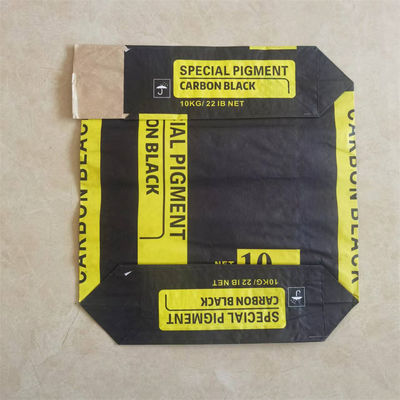 注文90gsm 3つの層紙袋50kgクラフト紙の空のセメント袋ISO14001