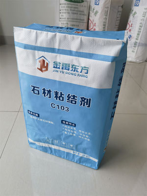 編まれる50kg BOPPは注文PPを包むセラミック タイルの接着剤をセメントで接合している編まれた袋を袋に入れる