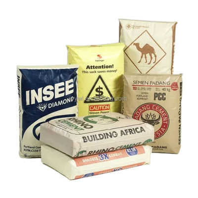 自閉式建材 包装 バルブ付きPPセメント袋