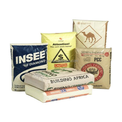 自閉式建材 包装 バルブ付きPPセメント袋