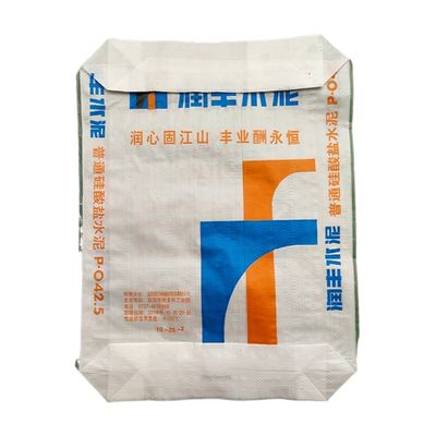 ラミネート印刷 パフォーレーション PP織物ロールセメントバッグ 50kg 40kg 30kg 25kg 20kg