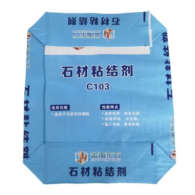 編まれるプラスチックBOPPは建築材料のためのセメントのタイル付着力20kg 25kgを袋に入れる