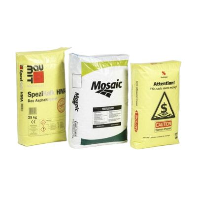 PPセメントバッグ ラミネート 多彩印刷 湿度防止