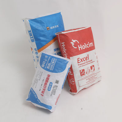 カスタム印刷されたPPセメント袋 25kg 40kg 50kg 防湿