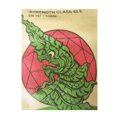 フレックスプリント付きのカスタムPP織りセメントバルブ袋