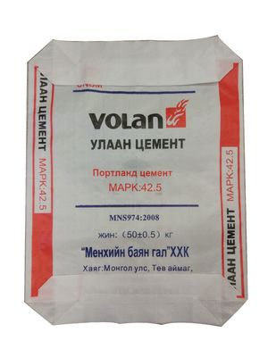 50KGのPPセメントバッグとPEラミネーション水分防止