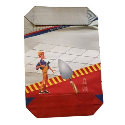 20kg 25kg 40kg付着力の粉が付いている2つの層紙袋/クラフト紙のセメント袋