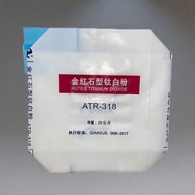 カーボンブラック用25KG高耐久PEバルブバッグ（タックインバルブ付き）