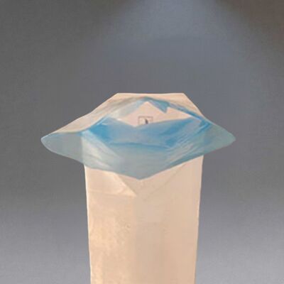 カーボンブラック用25KG高耐久PEバルブバッグ（タックインバルブ付き）