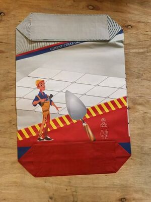 2 層 90GSM 紙 バンブ バッグ 50kg セメント 包装 バッグ