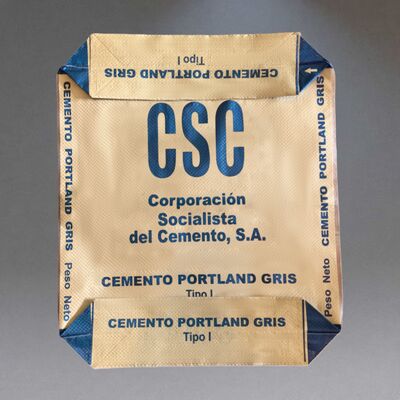 耐湿性PP織物バルブバッグ 重荷50kgセメントパッケージ