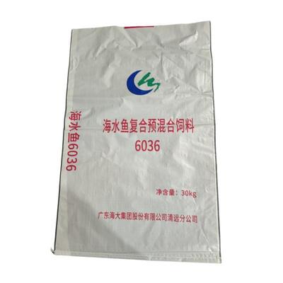 Flexo Printing PP Sewn Woven Bag with PE Liner 25 KG 30KG Animal Feed Bag